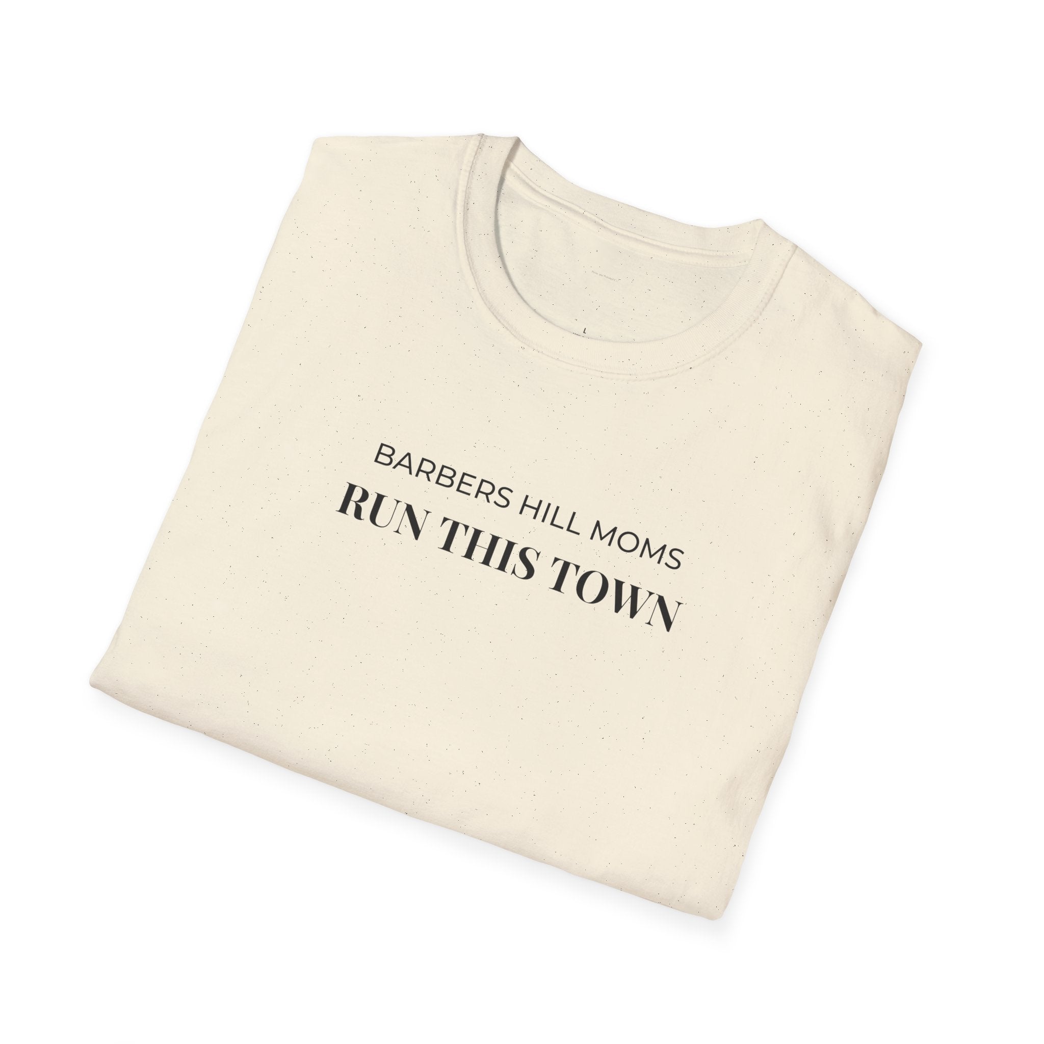 Run This Town T-Shirt — 'Barbers Hill Moms' Minimal Athletic Tee